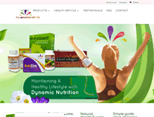 Tablet Screenshot of dyna-nutrition.com